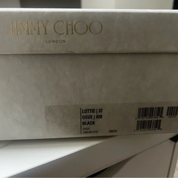 Jimmy choo Lottie Osue 028 black sandal size 37 - Picture 8 of 9